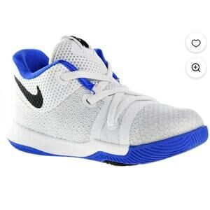 Nike Kyrie 3 Toddler Shoes Size 6C White Hyper Cobalt Black Mesh Sneakers 869984